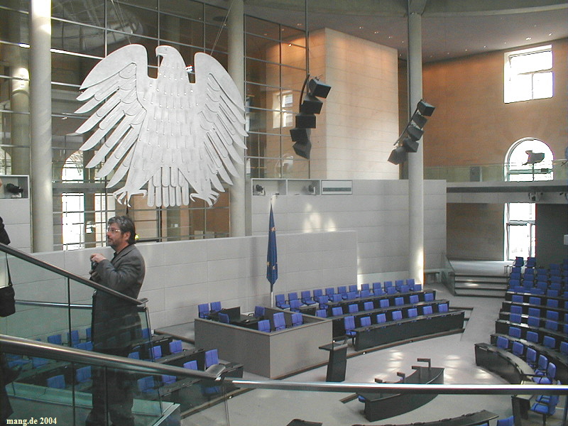 Berlin 2004 - Reichstag (Plenarsaal)